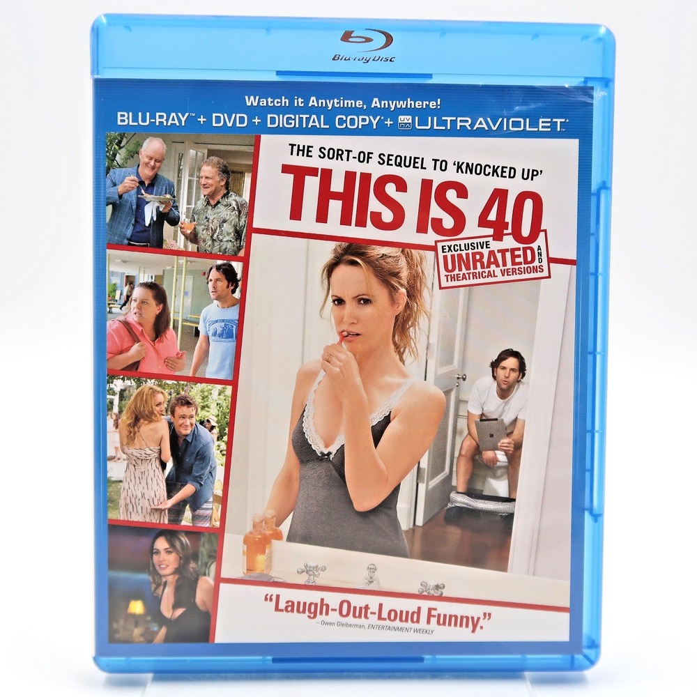 This Is 40 Blu-ray DVD 2012 Judd Apatow Comedy Unrated Theatrical R Rating